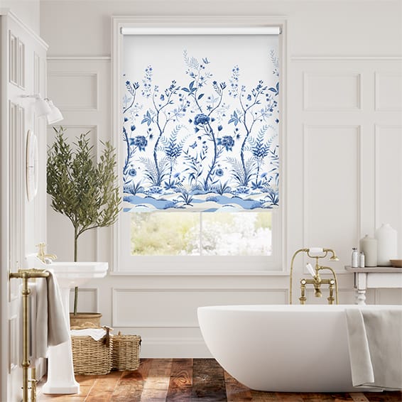 Twist2Go Chinoiserie China Blue  Roller Blind