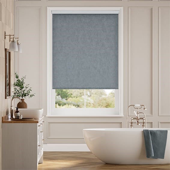 Choices Alva Blue Grey Roller Blind