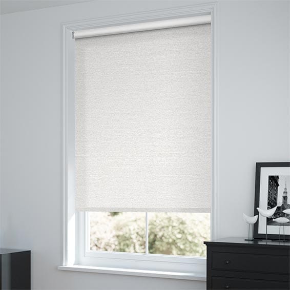 Twist2Go Choices Ansari Faux Silk Platinum Roller Blind