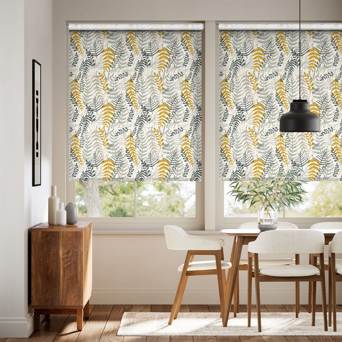 Choices Arboretum Linen Sunshine Roller Blind