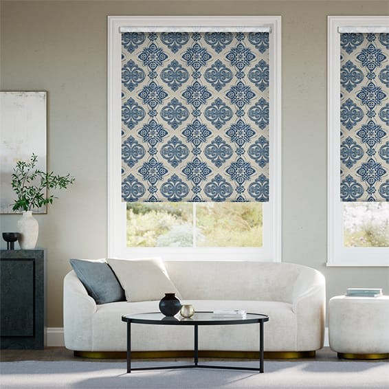 Choices Baroque Cobalt Blue Roller Blind