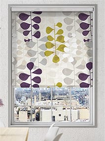 Twist2Go Choices Blooming Meadow Linen Amethyst Roller Blind thumbnail image