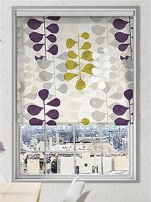 Twist2Go Choices Blooming Meadow Linen Amethyst Roller Blind thumbnail image