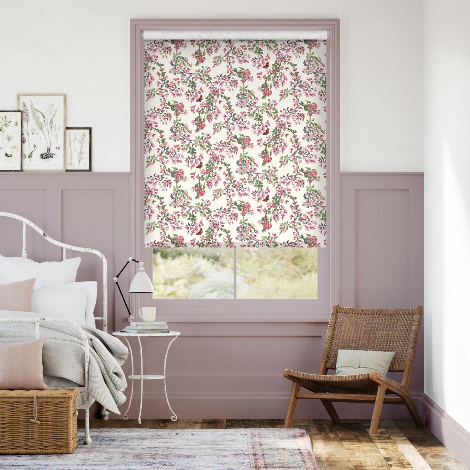 Choices Blossom Pink Roller Blind