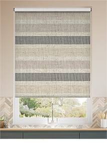 Twist2Go Choices Cardigan Stripe Linen Stone Roller Blind thumbnail image