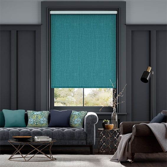 Choices Cavendish Caribbean Blue Roller Blind