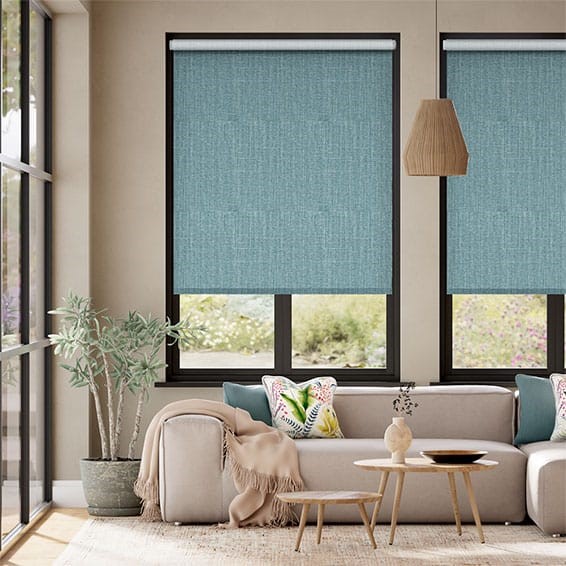 Choices Cavendish Lagoon Blue Roller Blind