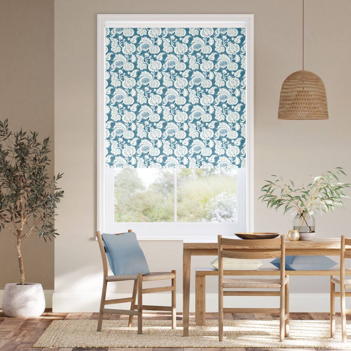 China Blue Air Force Blue Roller Blind