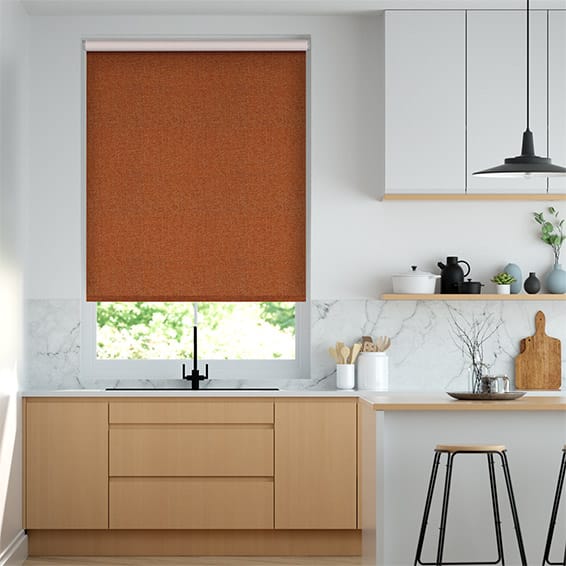 Choices Delphi Chenille Weave Cayenne Roller Blind