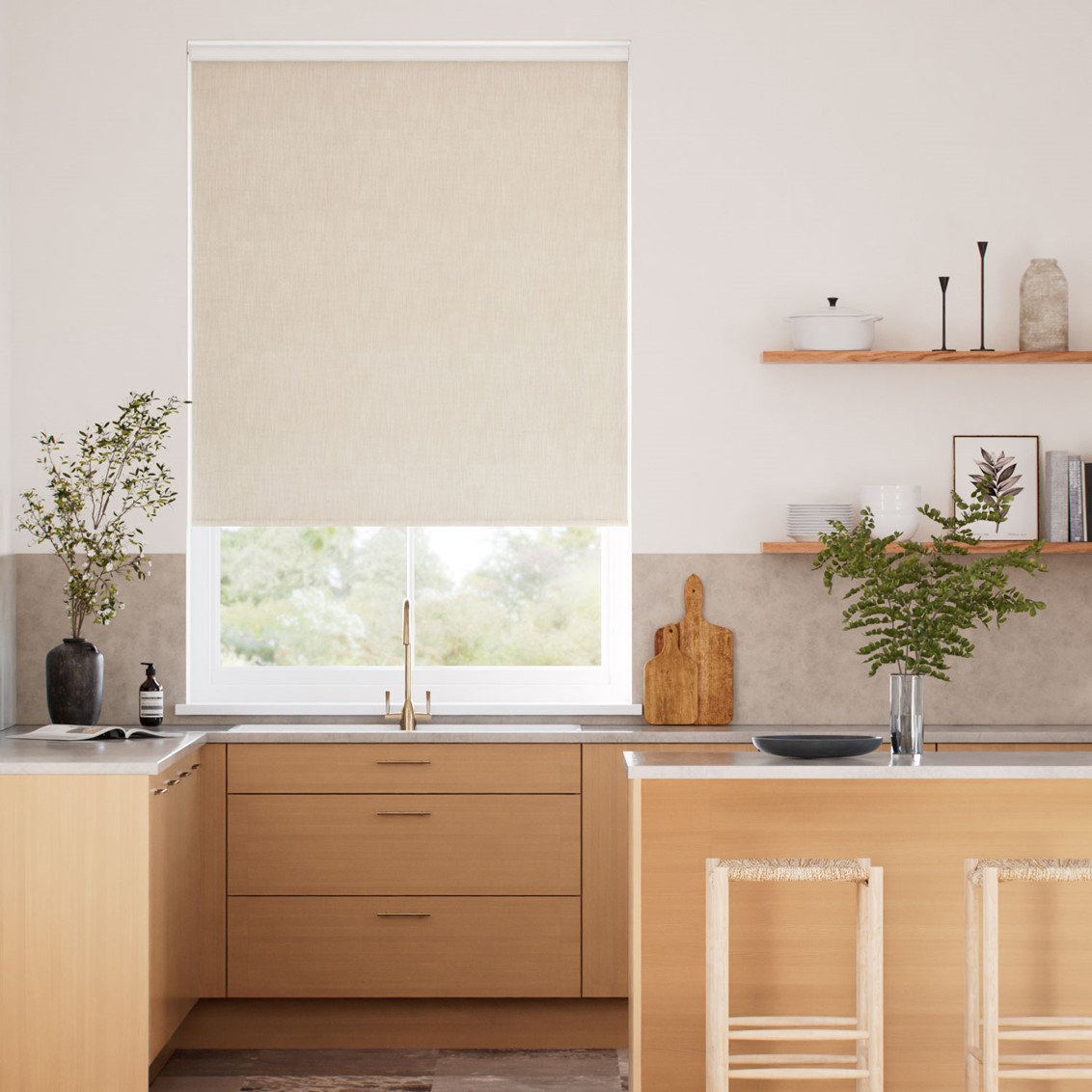 Twist2Go Choices Eco-Friendly Nyah Hopsack Roller Blind