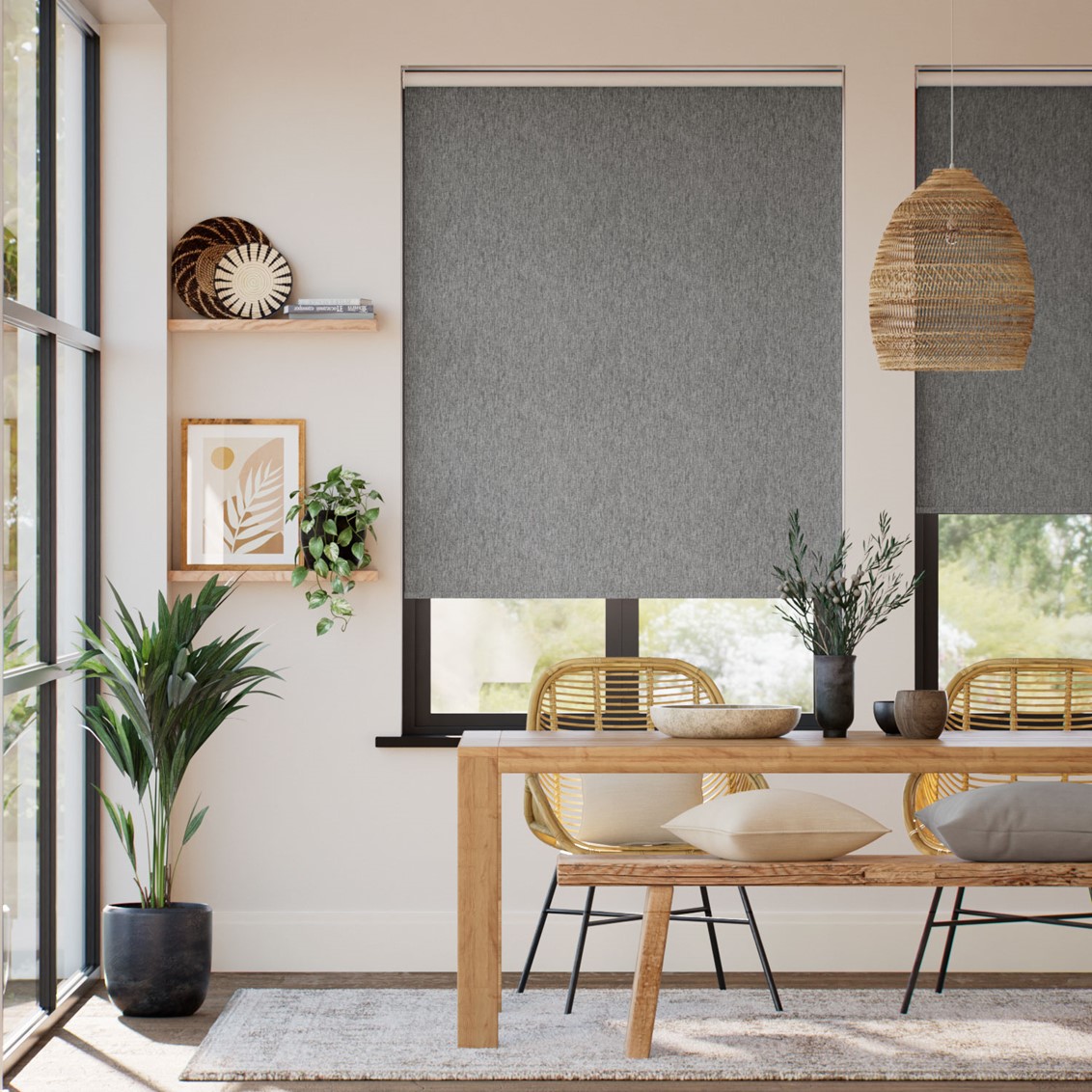 Choices Isabella Cinder Grey Roller Blind