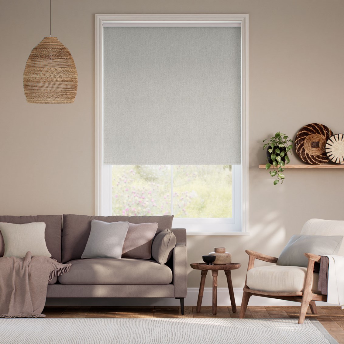 Choices Isabella Storm Grey Roller Blind