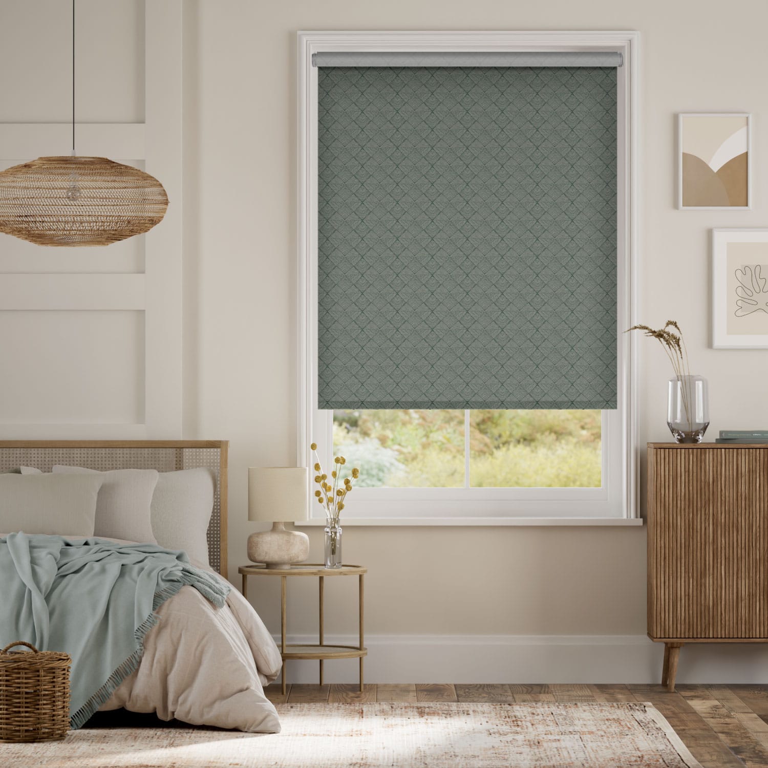 Choices Elysee Kingfisher Roller Blind