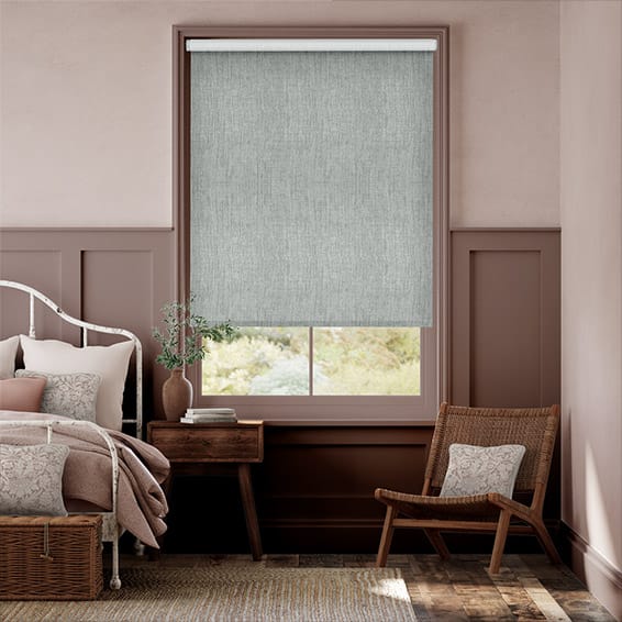 Twist2Go Thermal Luxe Dimout Blue Mist  Roller Blind