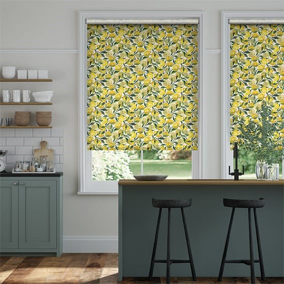 Choices Lemons Yellow Roller Blind