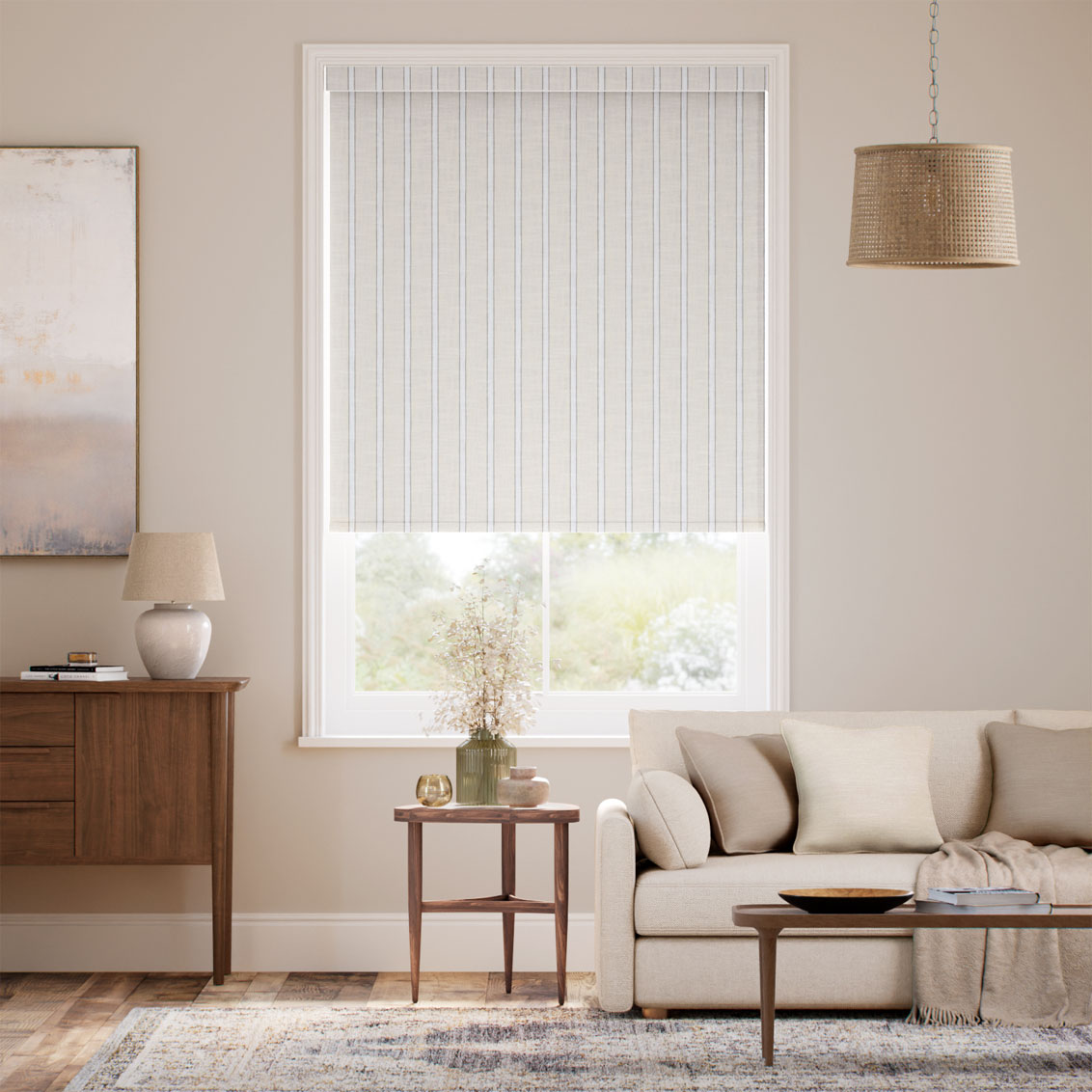 Choices Oakley Stripe Natural Roller Blind