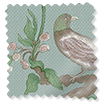 Porcelain Garden Morning Green Roller Blind swatch image