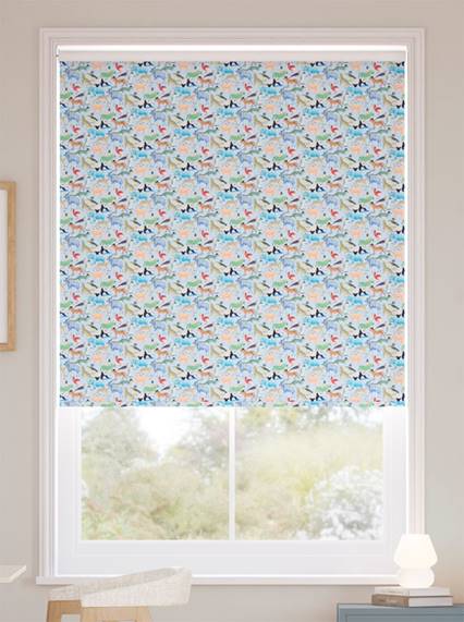 Quey Two Cornflower Roller Blind thumbnail image