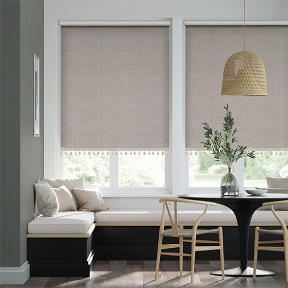 Choices Quintessence Paloma & Stone Trimmed Roller Blind