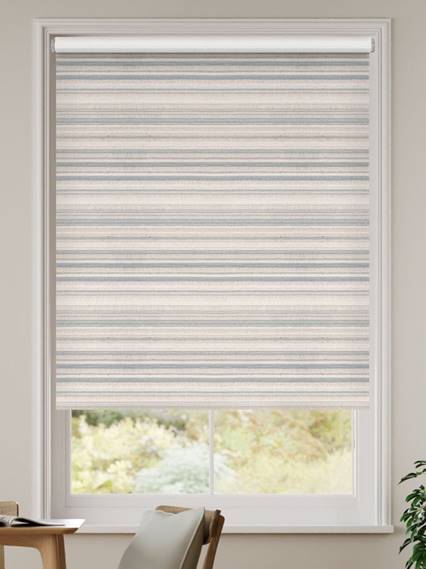 Choices Scandinavia Stripe Aqua Roller Blind thumbnail image