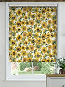 Electric Choices Sunflowers Yellow Roller Blind thumbnail image