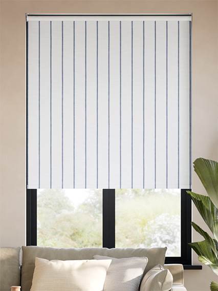 Choices Talia Stripe Navy Roller Blind thumbnail image