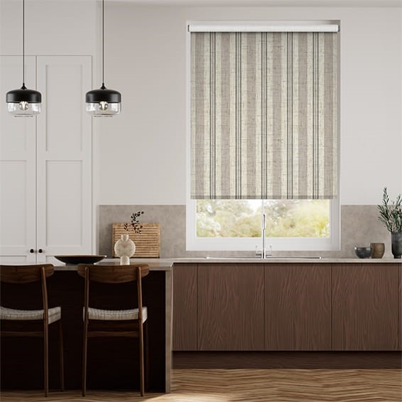 Choices Truro Stripe Linen Sandstone Roller Blind