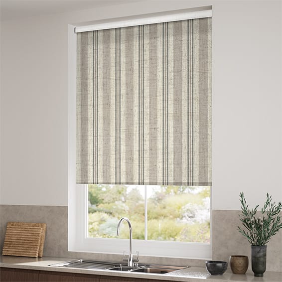 Choices Truro Stripe Linen Sandstone Roller Blind