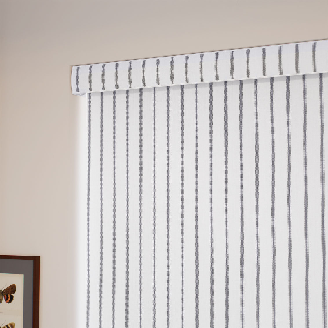 Choices Whitby Stripe Charcoal Roller Blind