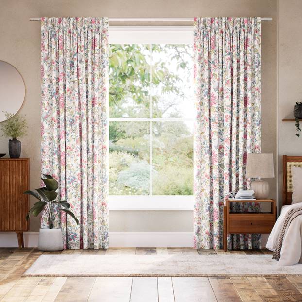 Christelle Carmine Rose Curtains thumbnail image