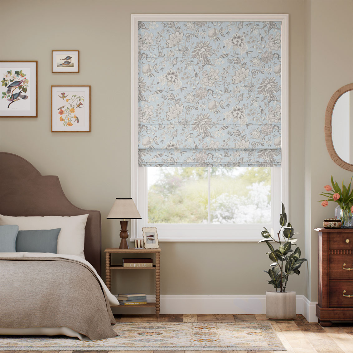 Christelle Powder Roman Blind