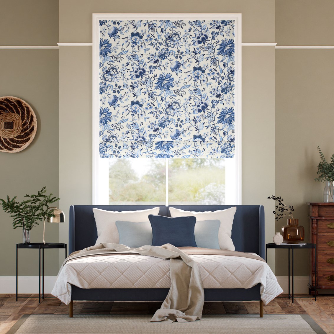 Christelle Yale Blue Roman Blind