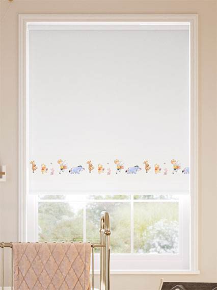 Christopher Robin Tales Border Blackout Cotton Roller Blind thumbnail image