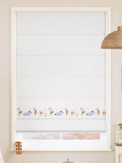 Christopher Robin Tales Border Cotton Roman Blind thumbnail image