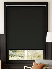 Chromium Thermal Blackout Black Roller Blind thumbnail image