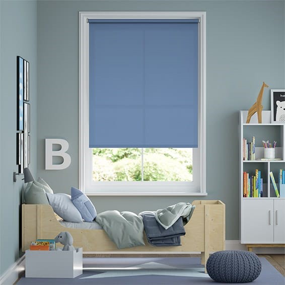 City Admiral Blue Roller Blind