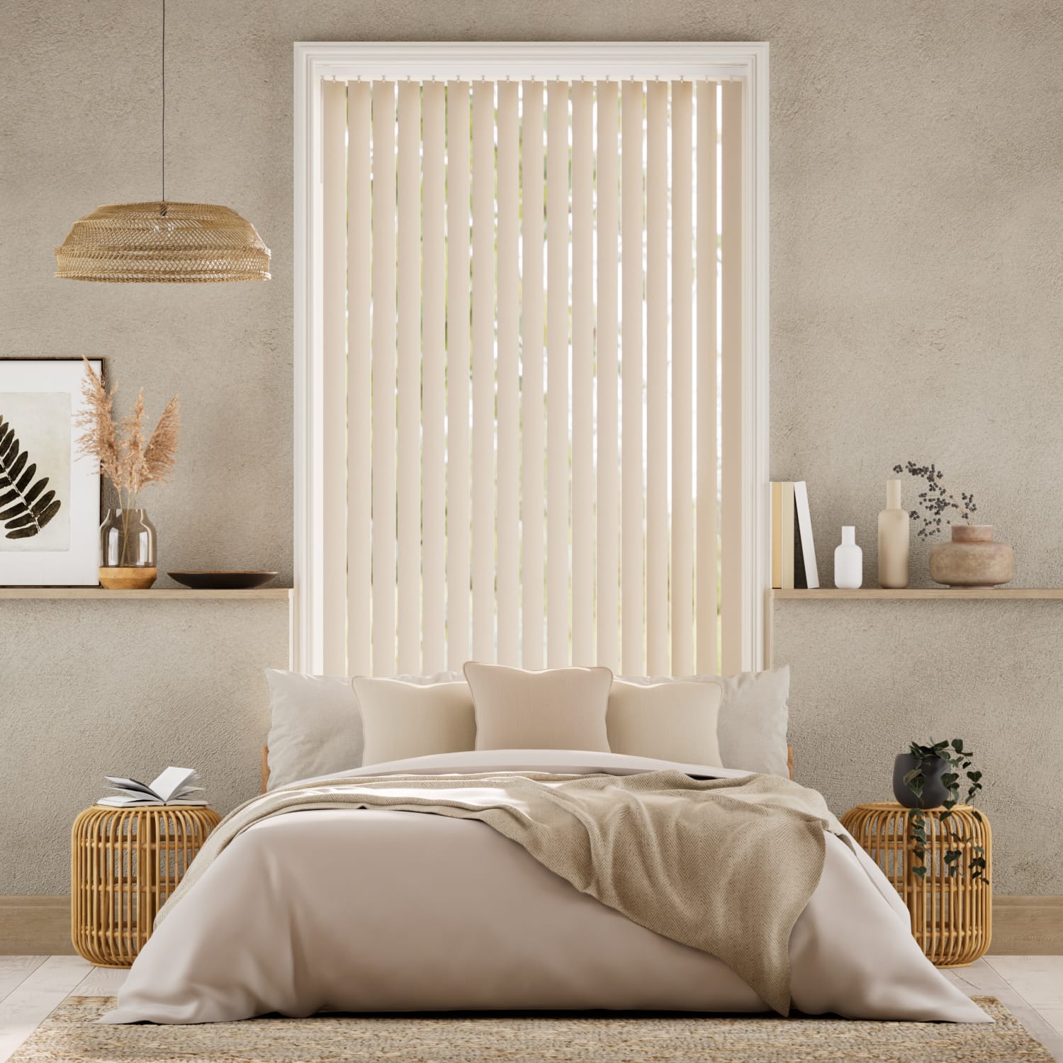 City Champagne Vertical Blind