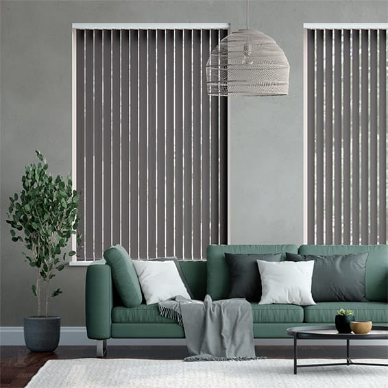 City Chic Grey Vertical Blind