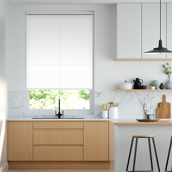 City Classic White Roller Blind