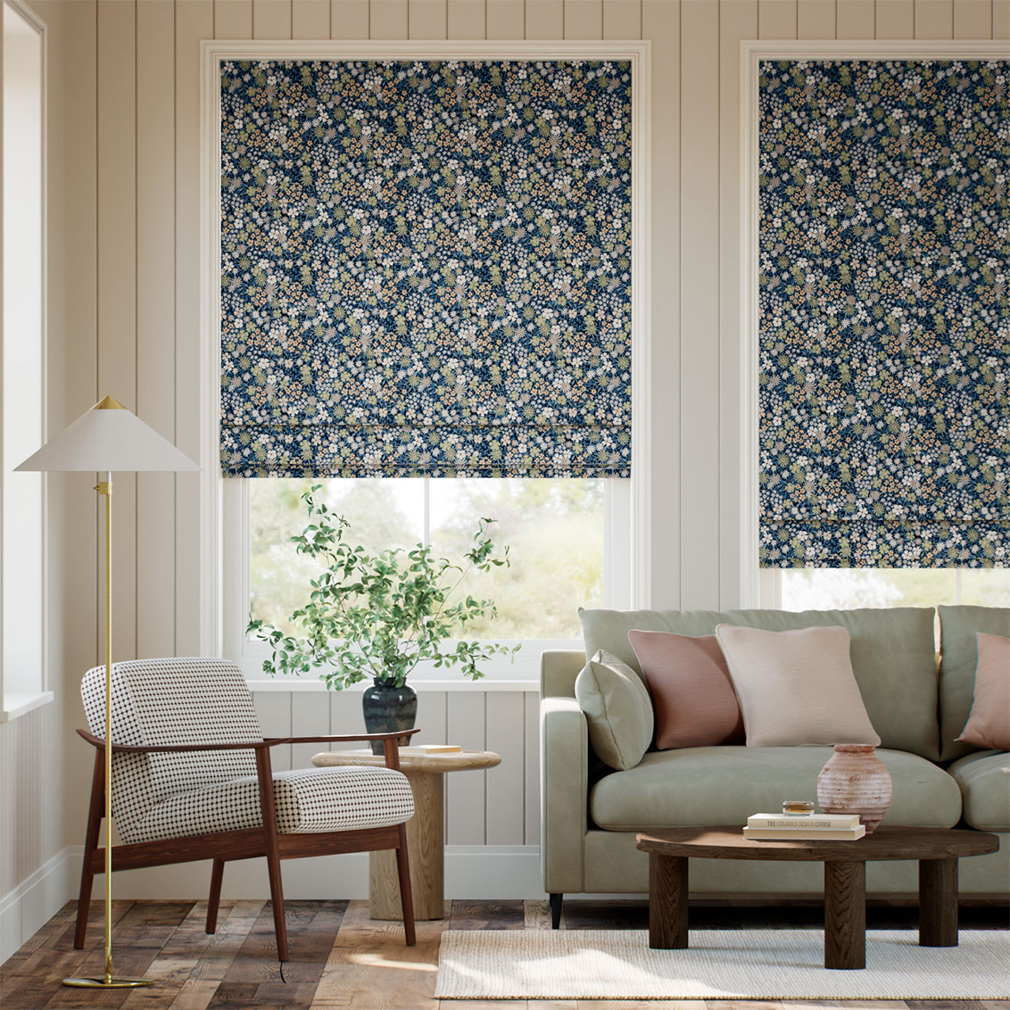 Clemi Midnight Roman Blind