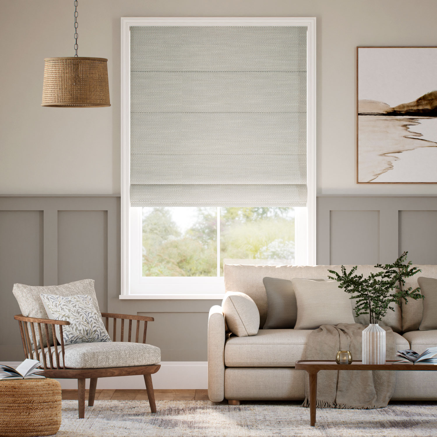 Cleo Ash  Roman Blind