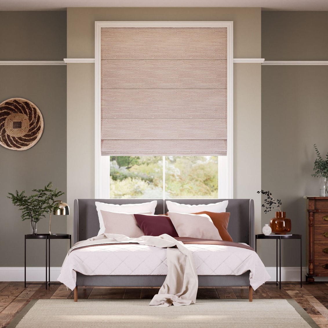 Cleo Bronze Roman Blind