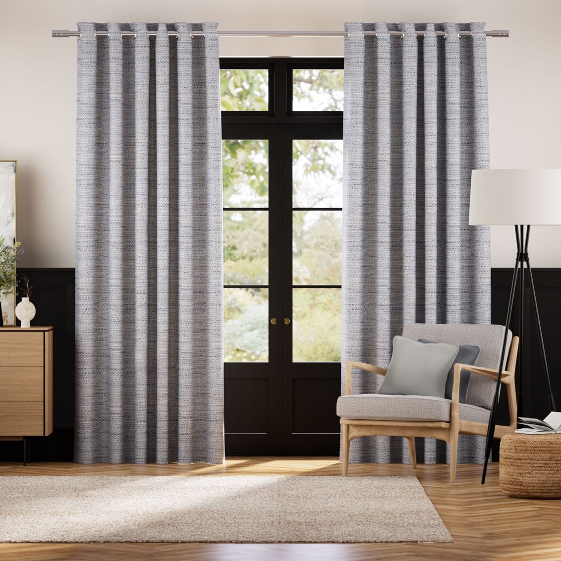 Cleo Cobalt Curtains