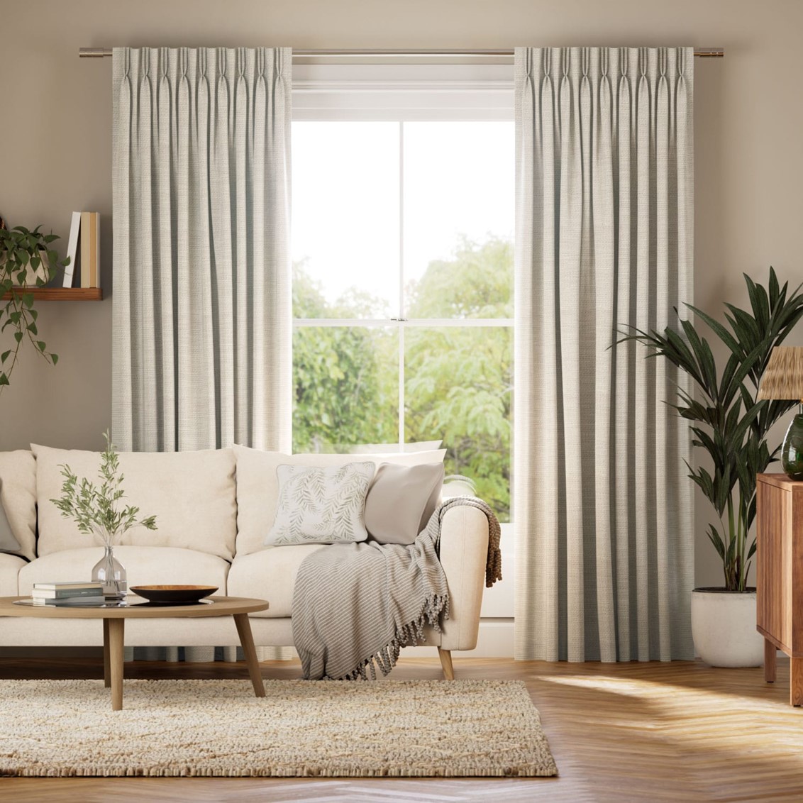 Cleo Limestone Curtains