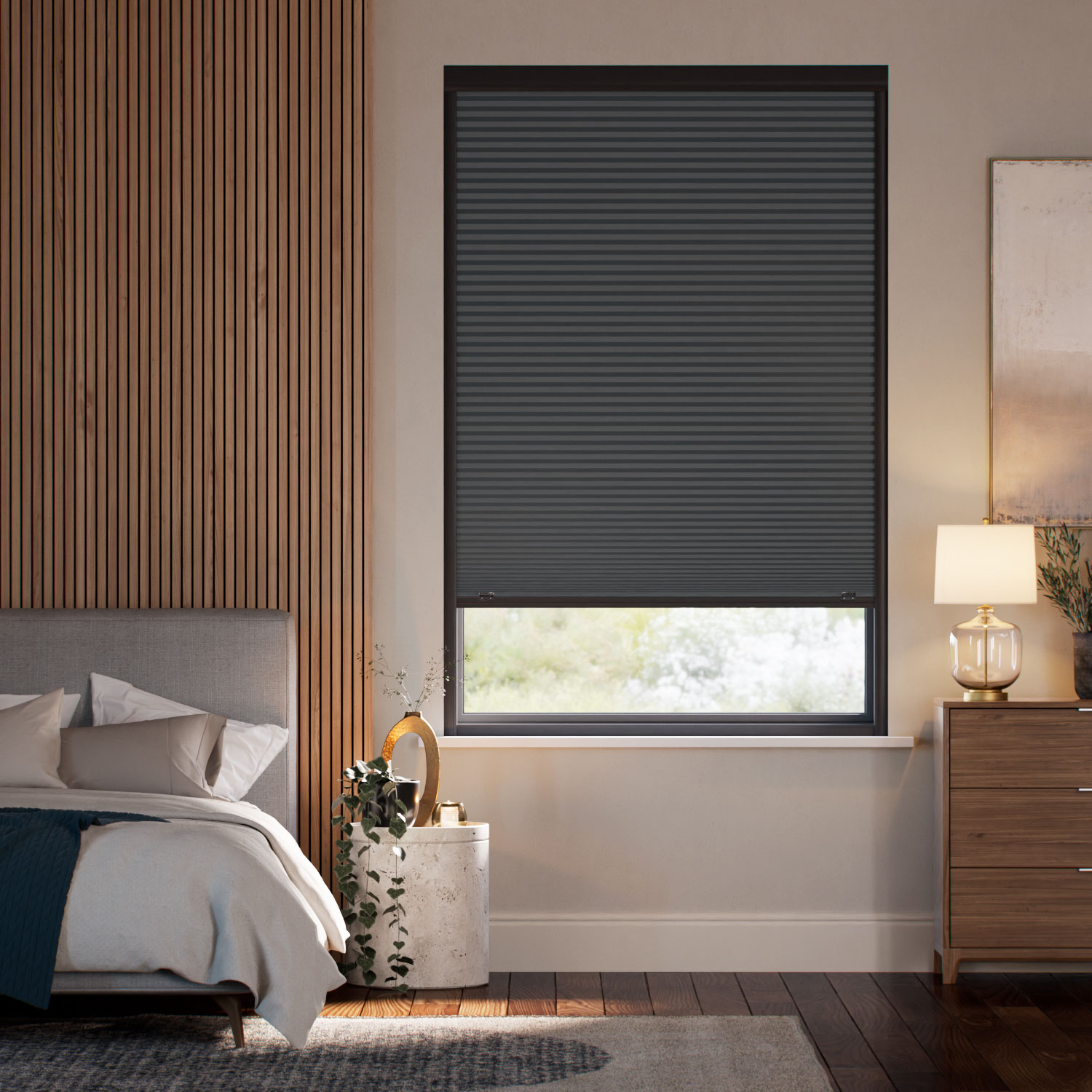 Click2Shade Blackout Anthracite Thermal Blind