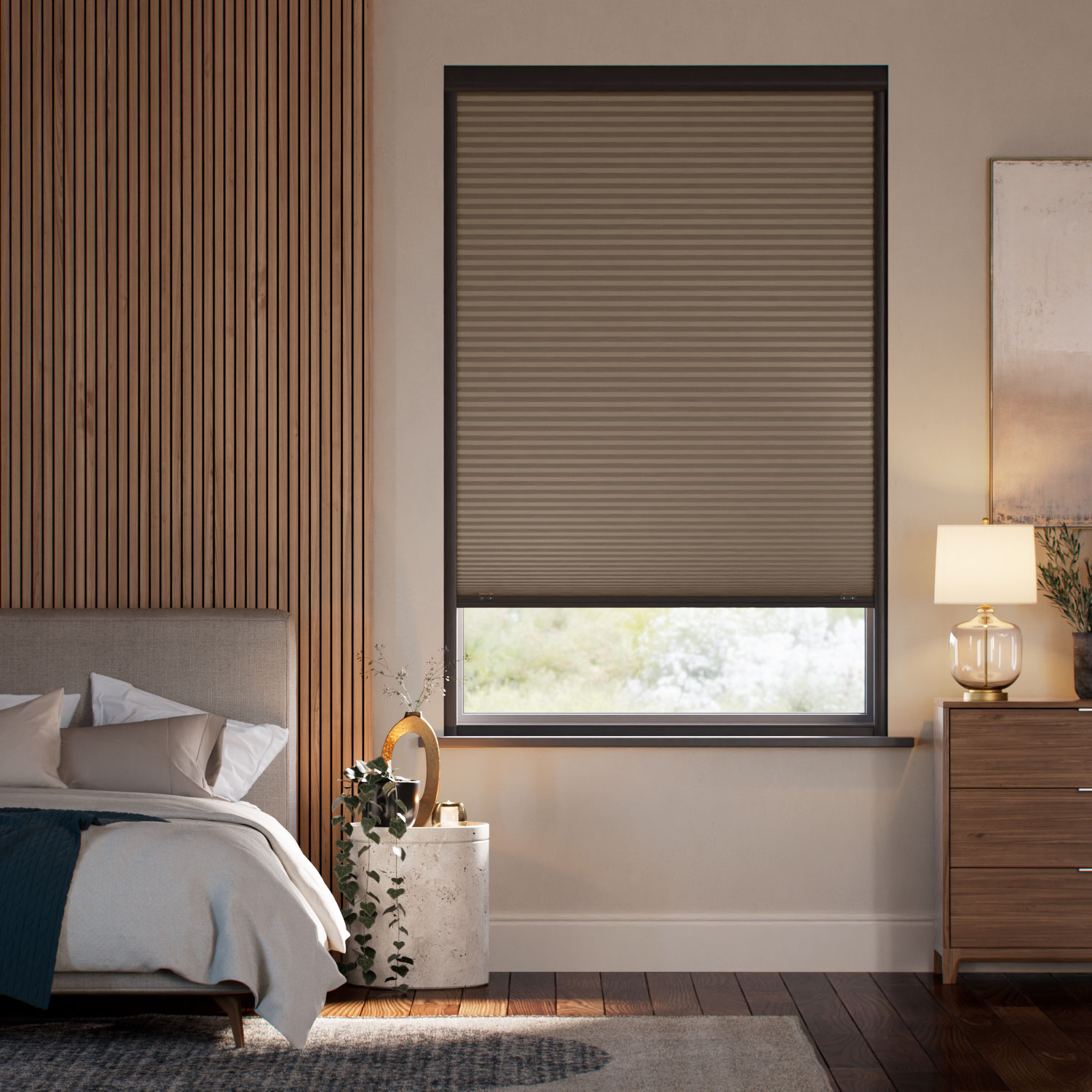 Click2Shade Complete Blackout Chocolate Thermal Blind