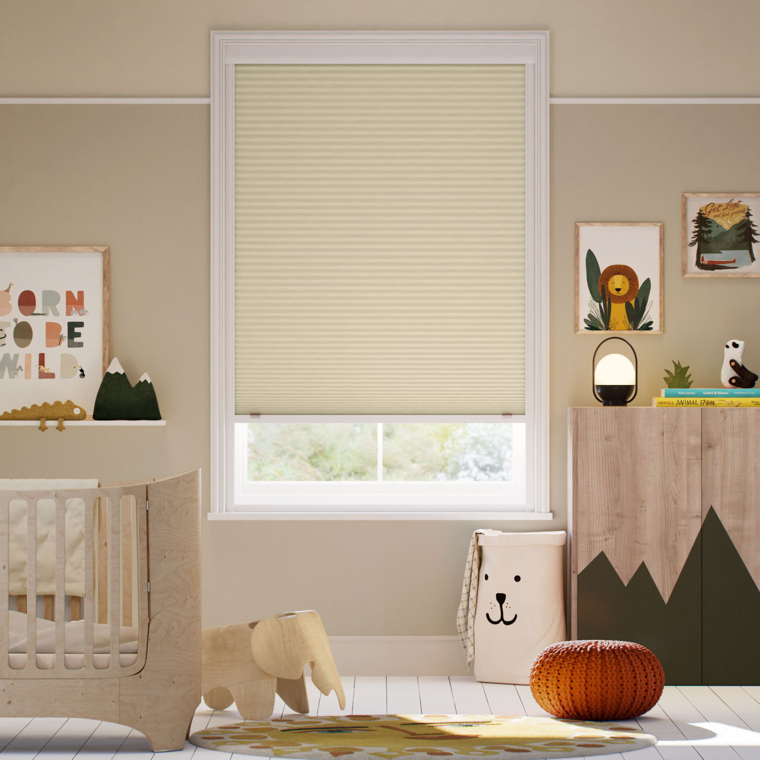 Click2Shade Blackout Cornsilk Thermal Blind