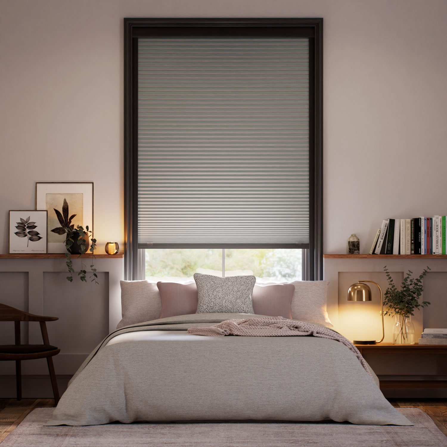 Click2Shade Blackout Graphite Thermal Blind