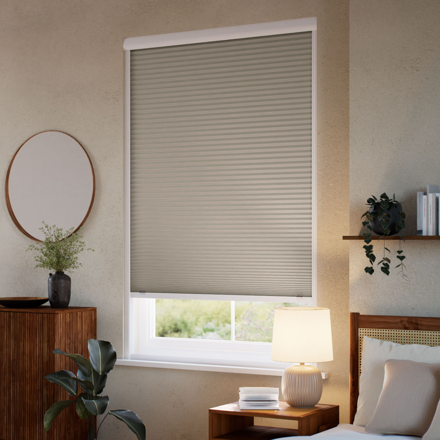 Click2Shade Complete Blackout Mushroom Thermal Blind