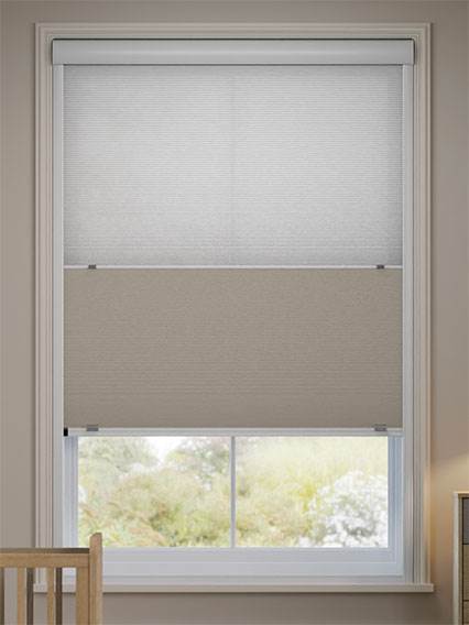 Click2Shade Complete Blackout Night & Day Duo Pebble Blackout Pleated Day and Night thumbnail image